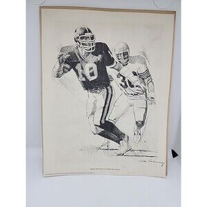1981 Shell Oil Brad Van Pelt NY Giants by Nick Galloway